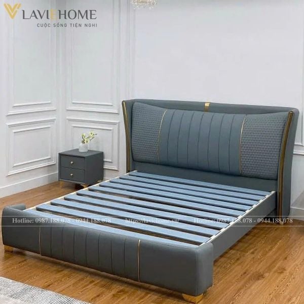 Kích thước giường ngủ da cao cấp AK8801