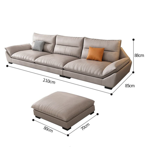 Kích thước sofa chữ I tiêu chuẩn