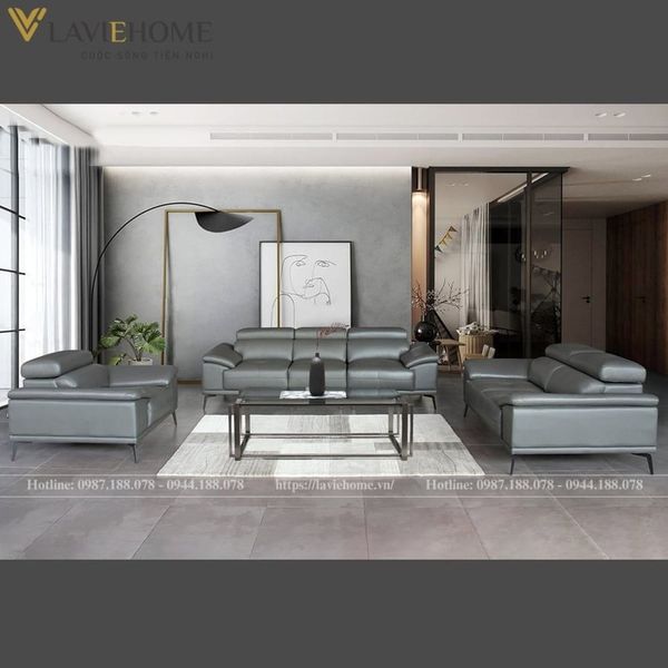 Kích thước sofa chữ U chiếm 2/3 tường