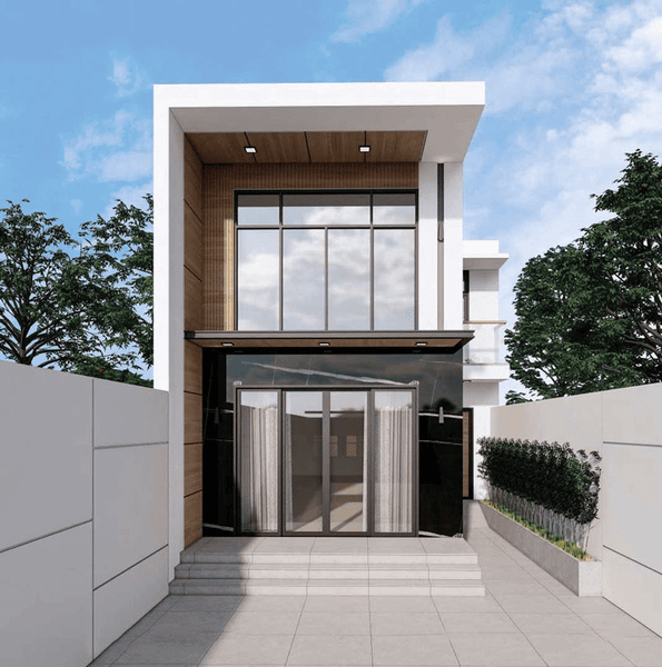 Mẫu nhà 1 trệt 1 lửng 60m2