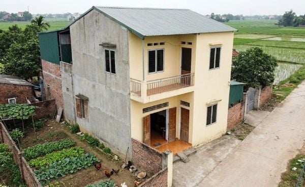 Mẫu nhà 2 tầng nông thôn 400 triệu diện tích nhỏ