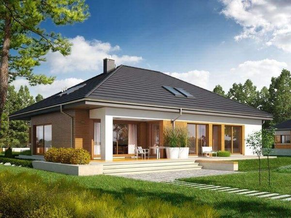 Xây nhà cấp 4 100m2 3 phòng ngủ