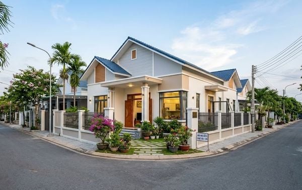 Mẫu nhà cấp 4 2 mặt tiền 3 phòng ngủ