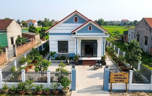 Mẫu nhà cấp 4 3 phòng ngủ 500 triệu