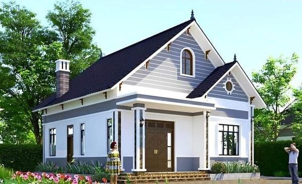 Mẫu nhà cấp 4 3 phòng ngủ giá rẻ