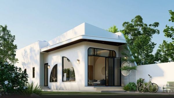 Mẫu nhà cấp 4 đẹp 5x20 3 phòng ngủ