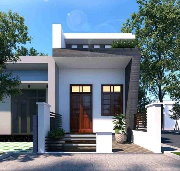 Mẫu&nbsp;nhà cấp 4 gác lửng 3 phòng ngủ giá rẻ 200 - 300 triệu