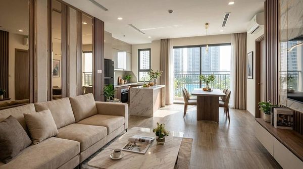 Thiết kế nội thất căn hộ The Beverly