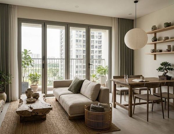 Nội thất&nbsp;Vinhomes Grand Park Japandi