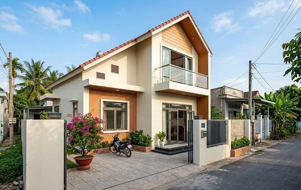 Mẫu thiết kế&nbsp;nhà cấp 4 3 phòng ngủ 500 triệu có gác lửng