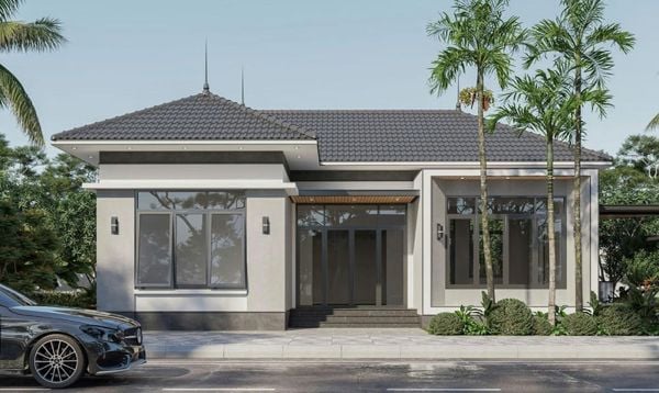 Chi phí xây dựng nhà cấp 4 120m2 4 phòng ngủ 1 thờ