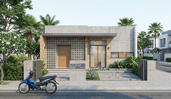 Lưu ý&nbsp;khi thiết kế&nbsp;nhà cấp 4 120m2 4 phòng ngủ 1 thờ