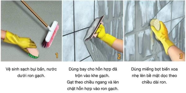 Keo chà ron nhà tắm