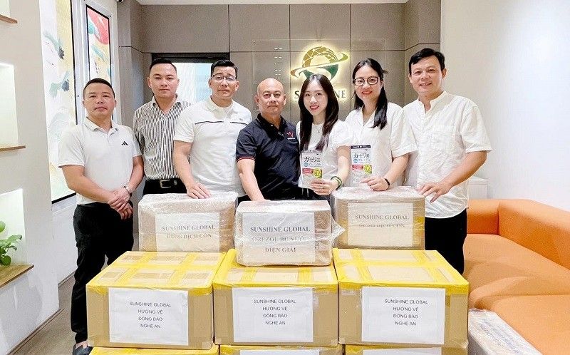 Hiệp hội người Việt tại Saitama hướng về xứ Nghệ