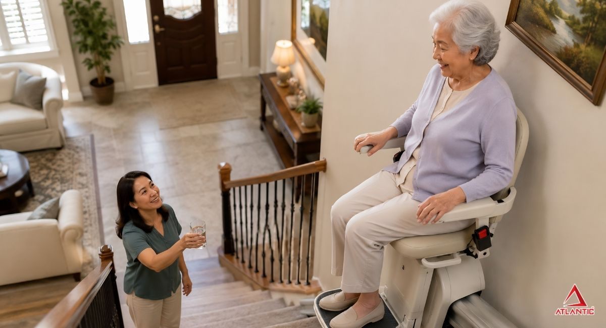 Thang ghế Stairlift mang lại sự tự do cho người dùng trong di chuyển