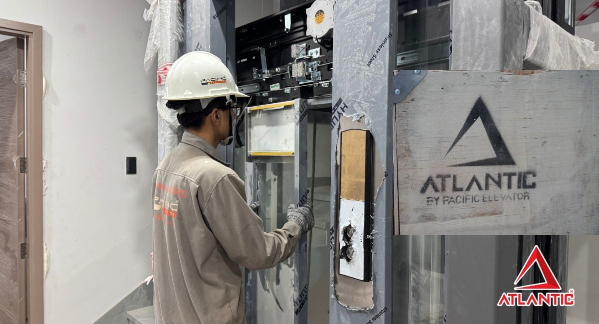 Kỹ thuật Atlantic lắp đặt thang máy gia đình