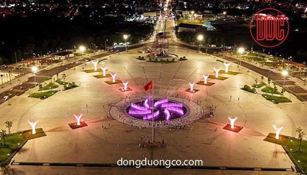 Nhạc nước quảng trường Phan Ngọc Hiển Cà Mau