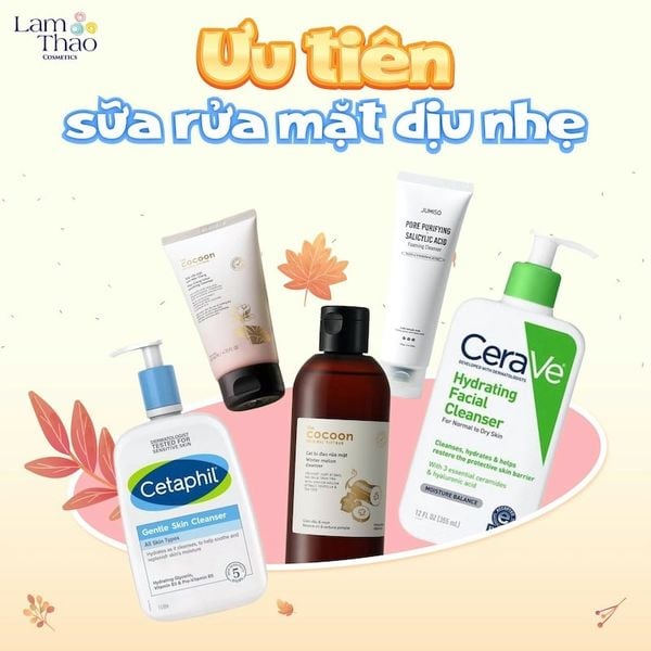 sai lầm chăm sóc da mùa thu