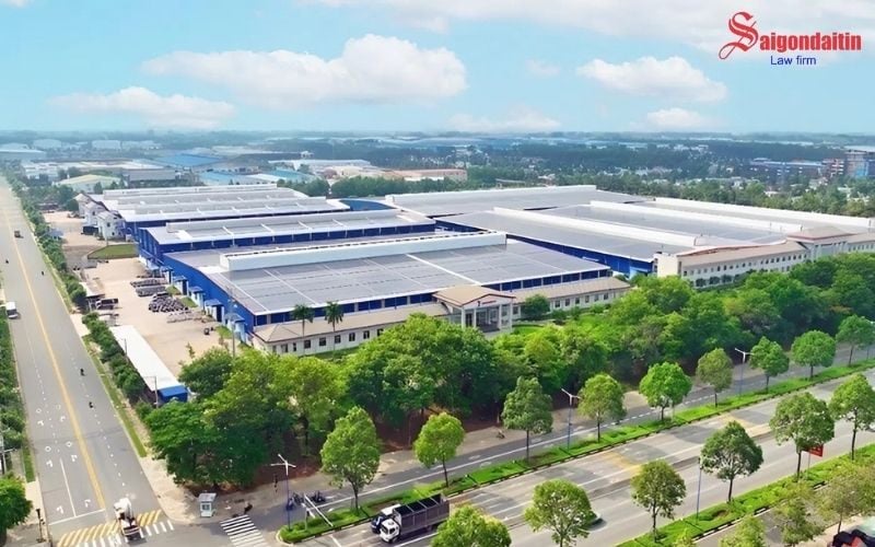 đồ họa miêu tả thuê nhà xưởng tại Việt Nam lưu ý các pháp lý cho doanh nghiệp FDI