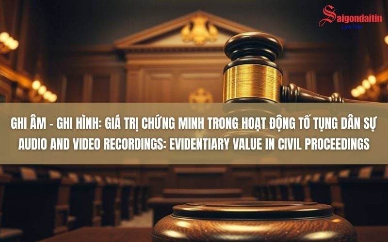 đồ họa miêu tả ghi âm ghi hình trong hoạt động tố tụng dân sự