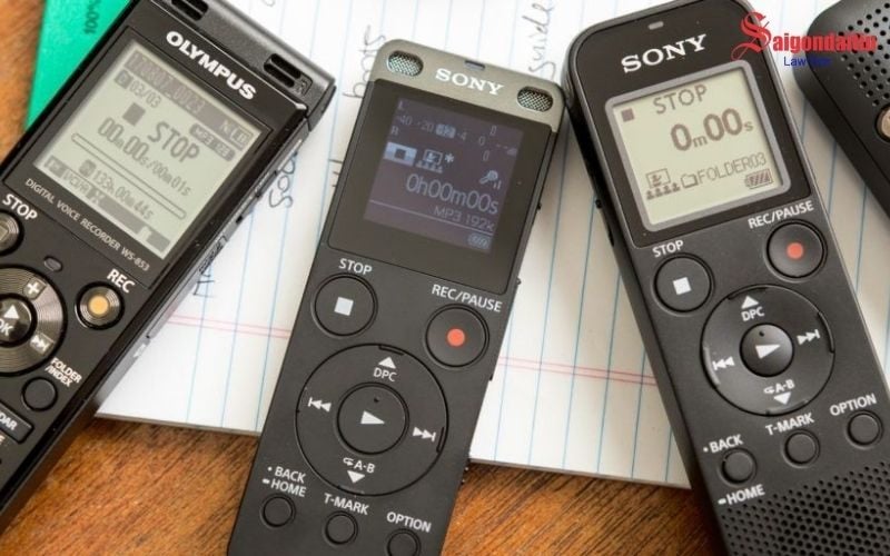 đồ họa miêu tả ghi âm ghi hình trong hoạt động tố tụng dân sự