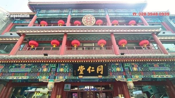 Phố đi bộ Tiền Môn nằm trên trục nam – bắc cổ xưa của thủ đô Bắc Kinh