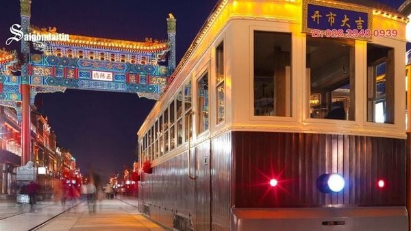 Phố đi bộ Tiền Môn nằm trên trục nam – bắc cổ xưa của thủ đô Bắc Kinh