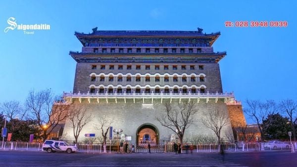 Phố đi bộ Tiền Môn nằm trên trục nam – bắc cổ xưa của thủ đô Bắc Kinh