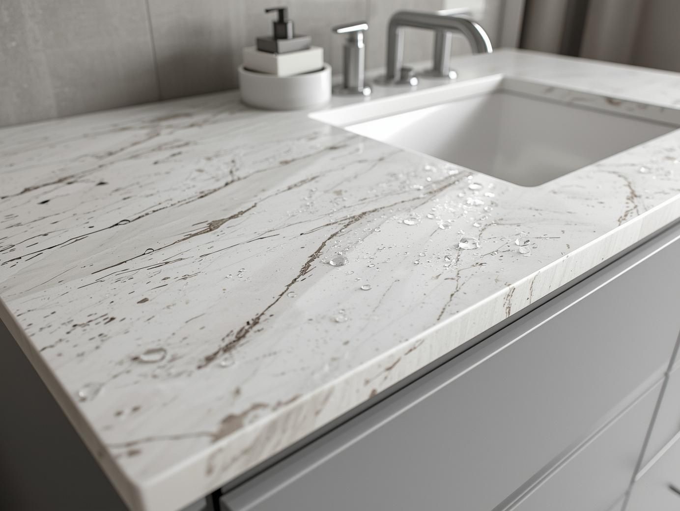 Why Quartz Fits Modern Bathroom Design Requirements