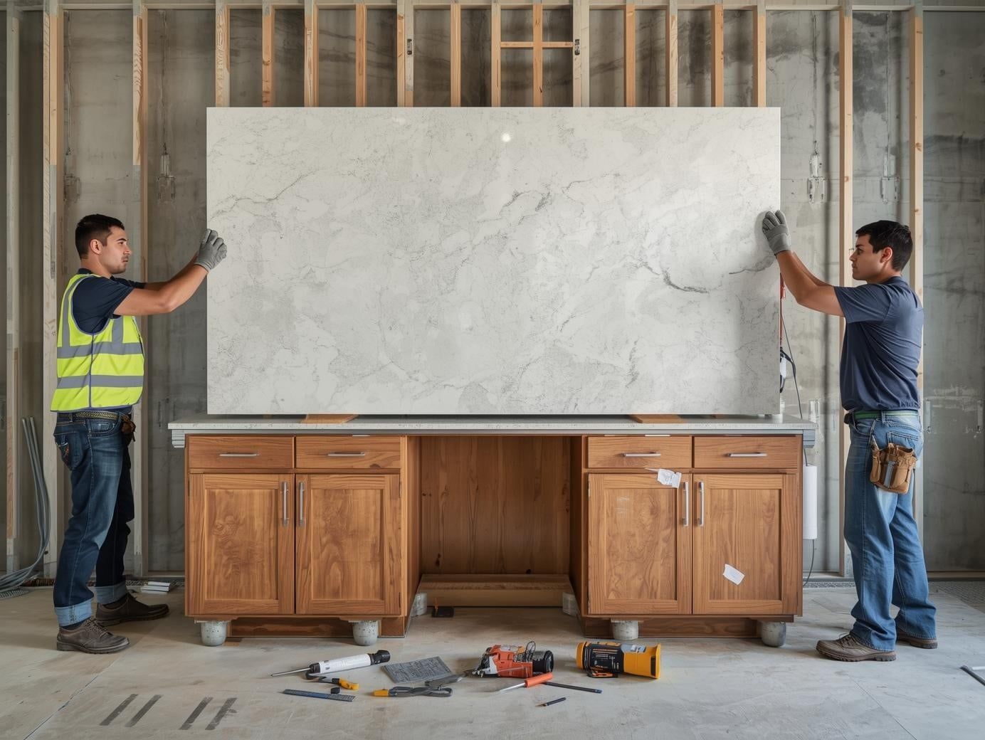 Quartz Countertop Installation Process