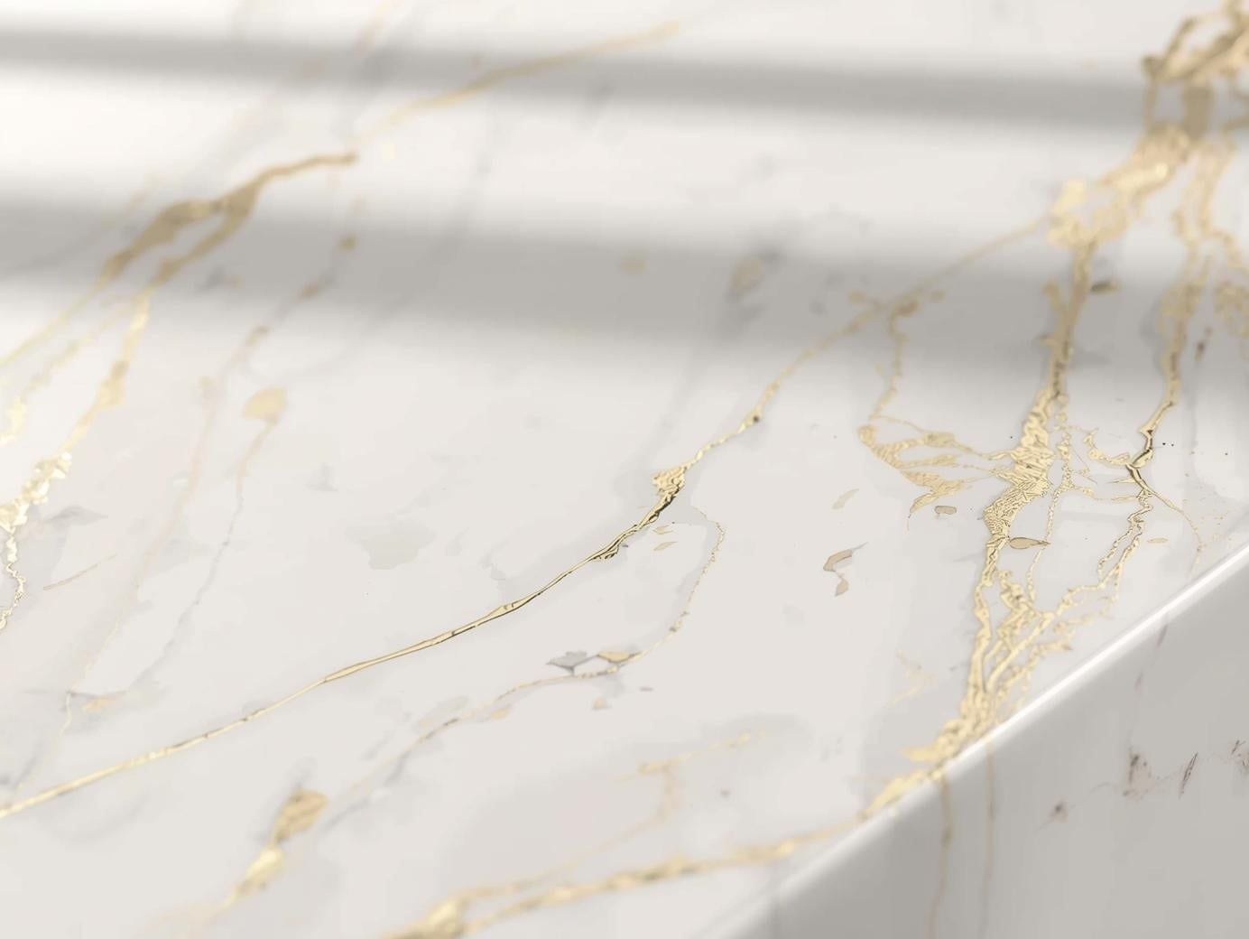 Why Gold Quartz Countertops Fit Calacatta-Style Designs