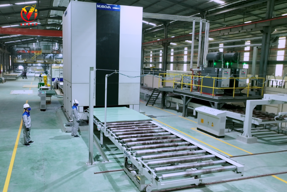 In-House Slab Manufacturing Behind Our OEM Quartz Countertops