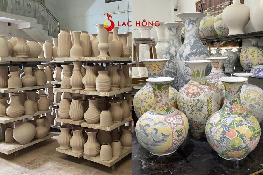 Sản phẩm gốm Bát Tràng hiện đại