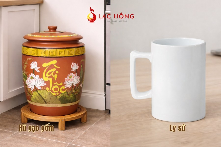 Phân biệt gốm và sứ
