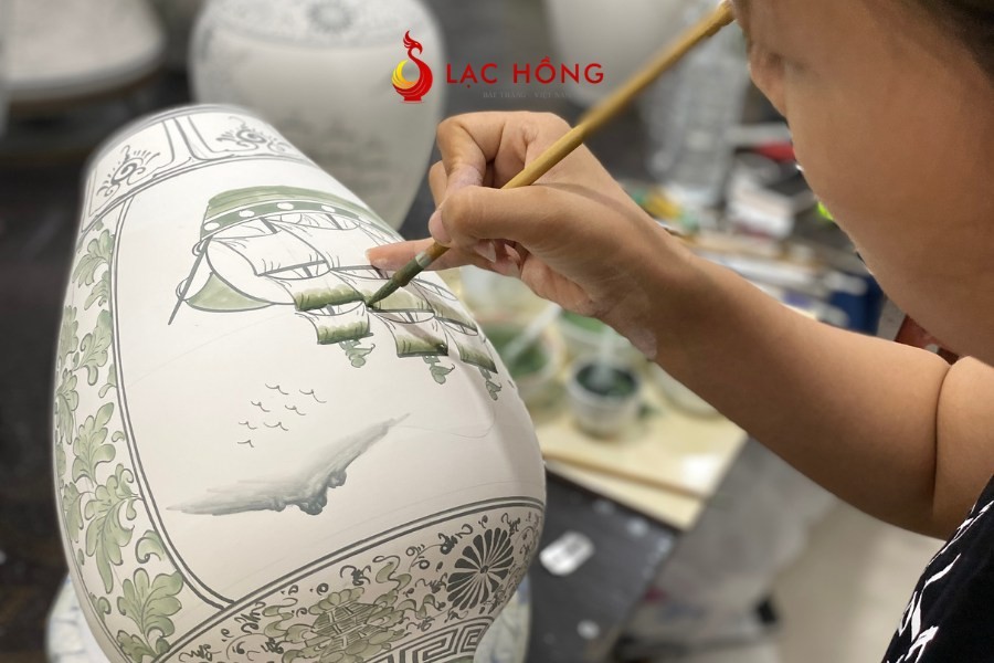 Kỹ thuật vẽ dưới men gốm Bát Tràng