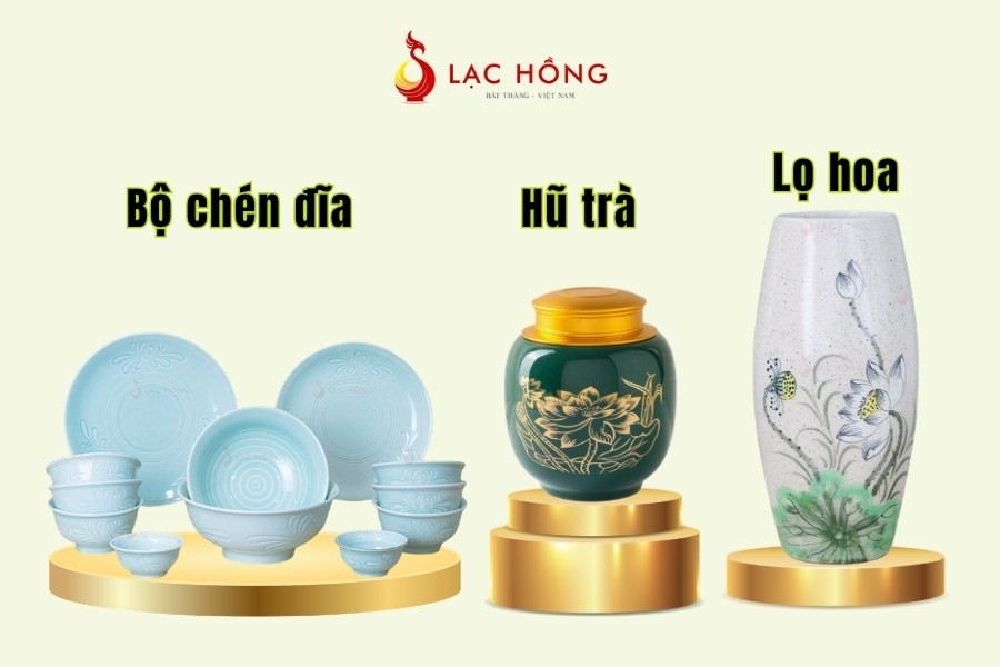 Phân biệt gốm sứ theo công dụng