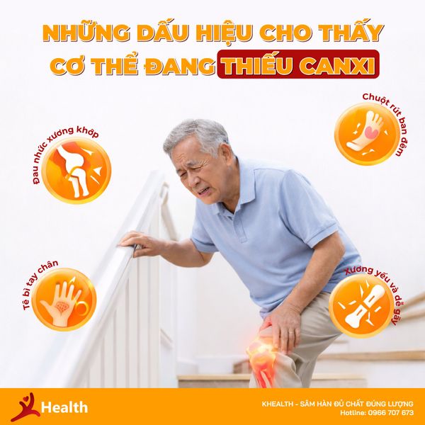 thiếu canxi