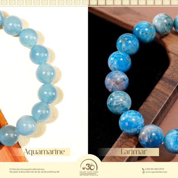 Nên chọn đá Larimar hay Aquamarine cho năm song hoả 2026