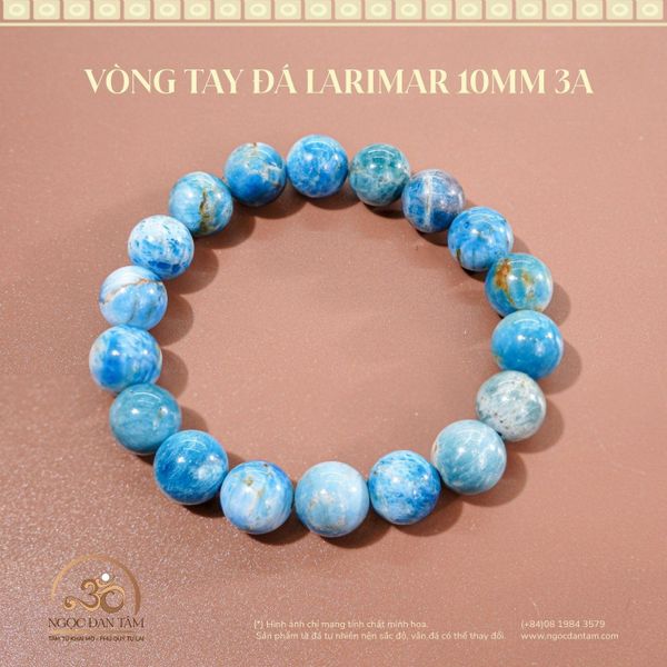 Đá Larimar và khả năng làm dịu tính nóng trong năm Hỏa vượng
