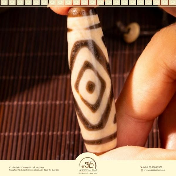 Ý nghĩa đá Dzi hoa văn mắt