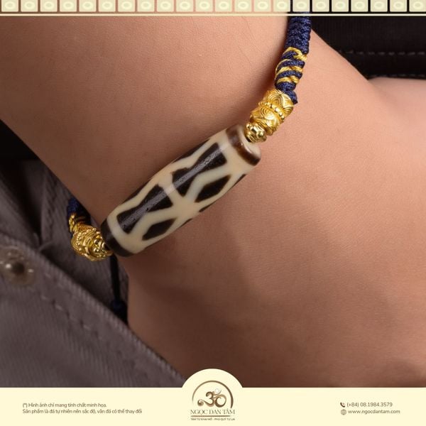 Ý nghĩa đá Dzi hoa văn kim cương