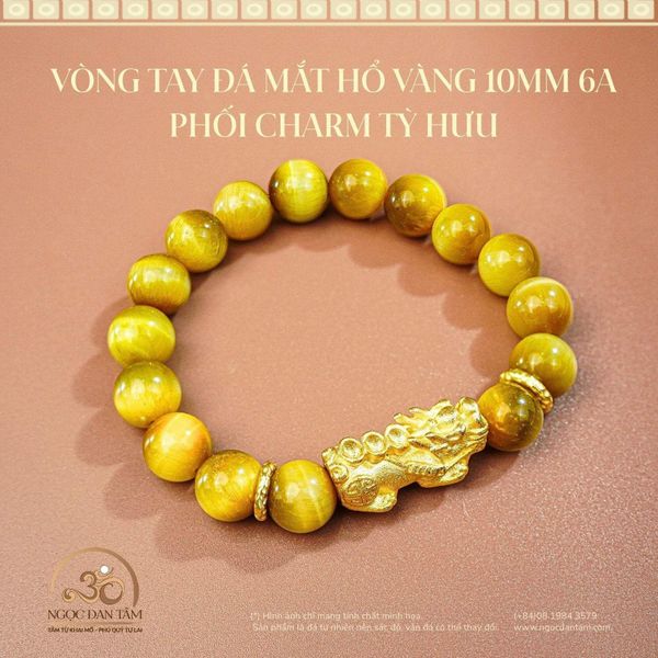 Đá Mắt Hổ Vàng Nâu tăng sự tự tin