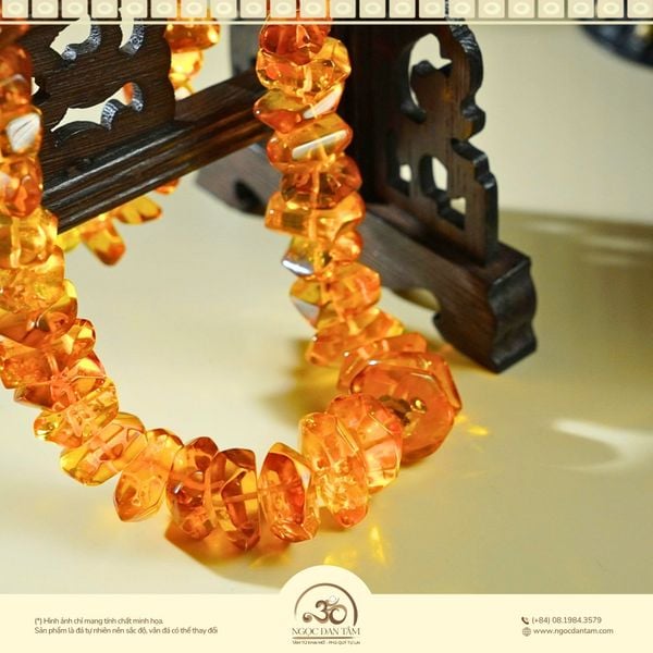 hổ phách cognac màu mật ong