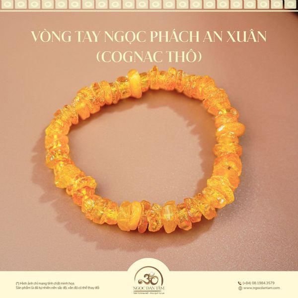 hổ phách thô cognac