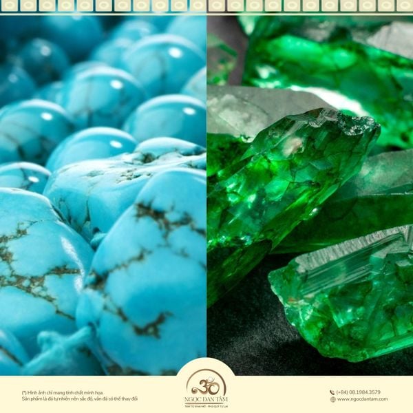 Đá Lam Ngọc sao dễ bị nhầm với Cẩm Thạch
