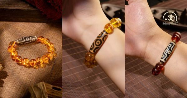 Quà tặng doanh nghiệp vòng tay đá dzi độc đáo