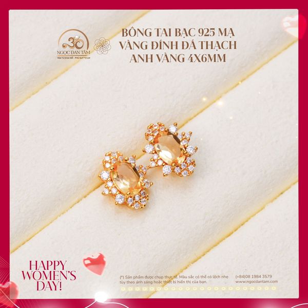 Trang sức Thạch Anh Vàng