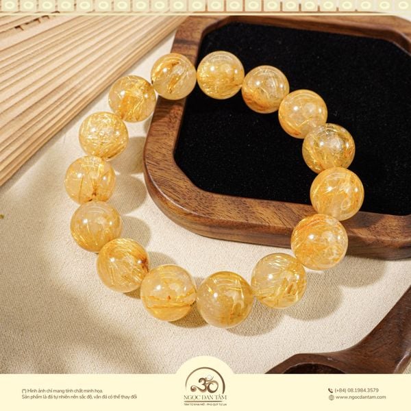 thạch anh tóc vàng