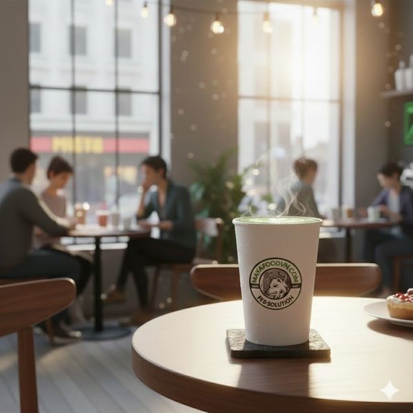 Ly giấy của Mayafood-biểu tượng thương hiệu của các chuỗi cửa hàng F&B