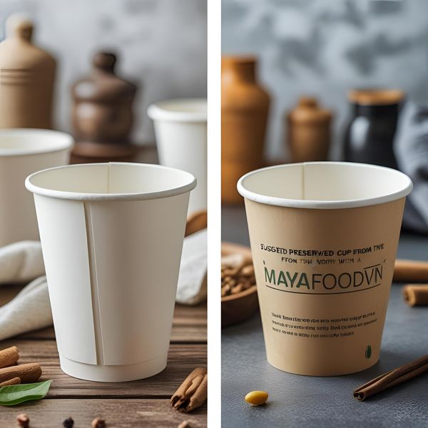 so sánh in logo lên cốc giấy chất lượng và in logo lên cốc giấy giá rẻ